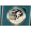 Image 1 : 1991 KOREAN WAR MEMORIAL PROOF SILVER DOLLAR