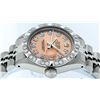 Image 6 : Rolex Ladies Stainless Steel Salmond Pyramid Diamond Datejust Wristwatch