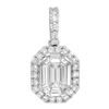Image 1 : 14k Gold 0.69CTW Diamond Pendant, (VS2-SI1/G-H)