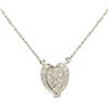 Image 1 : 0.5 ctw Diamond Necklace - 14KT White Gold