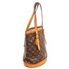 Image 3 : Louis Vuitton Monogram Canvas Leather Petit Bucket PM Bag