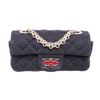 Image 1 : Chanel Navy Blue Fabric Mini Union Jack Flap Bag