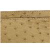 Image 9 : Gucci Beige Ostrich Card Holder Wallet