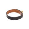 Image 1 : Hermes Black Leather Kelly Dog Bracelet