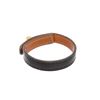 Image 4 : Hermes Black Leather Kelly Dog Bracelet