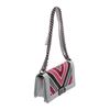 Image 4 : Chanel Grey Multicolor Lizard Medium Chevron Boy Bag