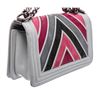 Image 5 : Chanel Grey Multicolor Lizard Medium Chevron Boy Bag