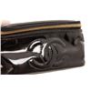 Image 5 : Chanel Black Patent Leather CC Vanity Bag