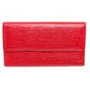 Image 3 : Louis Vuitton Red Epi Leather Porte Tresor International Wallet