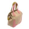 Image 3 : Chanel Beige Green Pink Canvas CC Tote Bag