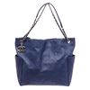 Image 1 : Chanel Blue Quilted Caviar Leather Medium CC Chain Pocket Tote Shoulder Bag