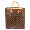 Image 1 : Louis Vuitton Monogram Canvas Leather Sac Plat Tote Bag