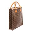 Image 3 : Louis Vuitton Monogram Canvas Leather Sac Plat Tote Bag