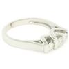 Image 4 : 14K White Gold 0.40 ctw High Bar Set Round Brilliant Cut Diamond Band Ring Sz 6.