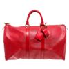 Image 1 : Louis Vuitton Red Epi Keepall 45 cm Duffle Bag