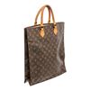 Image 4 : Louis Vuitton Monogram Canvas Leather Sac Plat Tote Bag