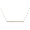 Image 1 : 0.3 ctw Diamond Necklace - 14KT White Gold