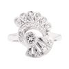 Image 2 : 0.65 ctw Diamond Ring - 14KT White Gold