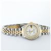 Image 4 : Rolex Ladies 2 Tone Yellow Gold 18K Gold Diamond Bezel MOP String Datejust Wrist