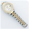 Image 6 : Rolex Ladies 2 Tone Yellow Gold 18K Gold Diamond Bezel MOP String Datejust Wrist