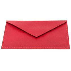 Louis Vuitton Red Taiga Leather Envelope Case