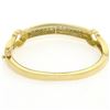 Image 5 : 18kt Yellow and White Gold 1.01 ctw Diamond Open Bangle Bracelet