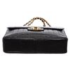 Image 4 : Chanel Vintage Black Caviar Leather Jumbo Vertical Quilted Single Flap Bag