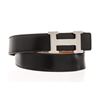 Image 1 : Hermes Black Gold Reversible Striee H 32mm Belt Kit