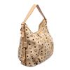 Image 1 : MCM Cream Coated Canvas Visetos Hobo Shoulder Bag