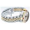 Image 5 : Rolex Ladies 2 Tone Yellow Gold Silver Diamond & Ruby Datejust Wristwatch