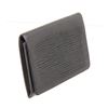 Image 1 : Louis Vuitton Black Epi Leather Business Card Holder Wallet