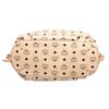 Image 5 : MCM Cream Coated Canvas Visetos Hobo Shoulder Bag