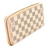 Image 2 : Louis Vuitton Damier Azur Canvas Leather Zippy Wallet