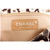 Image 8 : Chanel Brown Cream Camelia Pattern Fabric Flap Shoulder Bag