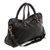 Image 3 : Balenciaga Black Leather Motorcross Giant 12 City Bag