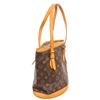 Image 2 : Louis Vuitton Monogram Canvas Leather Petit Bucket PM Bag