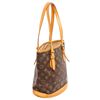 Image 3 : Louis Vuitton Monogram Canvas Leather Petit Bucket PM Bag