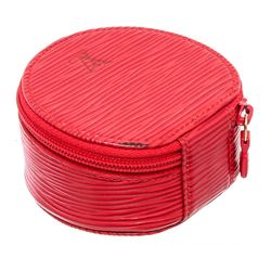 Louis Vuitton Red Epi Leather Ecrin Bijoux Jewelry Case