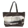 Image 1 : Chanel Black Canvas Karl Lagerfeld Le Mobile Art Tote Bag