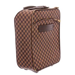 Louis Vuitton Damier Ebene Canvas Leather Pegase 45 cm Luggage