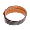 Image 4 : Hermes Black Brown Reversible Leather Constance Belt Palladium Plated H Buckle 8