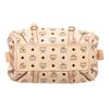 Image 5 : MCM Cream Coated Canvas Visetos Medium Shoudler Bag