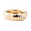 Image 1 : 0.15 ctw Diamond Heart Motif Ring - 18KT Rose Gold