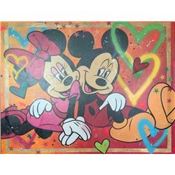 Paulina Del Mar "Minnie and Mickey Mouse Huge Canvas"