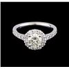 Image 2 : 1.52 ctw Diamond Ring - 14KT White Gold