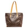 Image 1 : Louis Vuitton Monogram Canvas Leather Cabas Mezzo Shoulder Bag