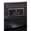 Image 6 : Gucci Blue Black Fabric Leather Flat Crossbody Shoulder Bag