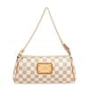 Image 4 : Louis Vuitton Damier Azur Canvas Leather Eva Pochette Bag