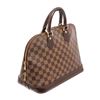 Image 1 : Louis Vuitton Damier Ebene Canvas Leather Alma PM Bag