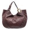 Image 1 : Gucci Purple Leather Guccissima Charlotte Hobo Bag